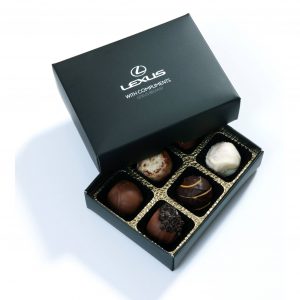 Corporate Branded Promotional Box of 6 truffles & Chocolates
