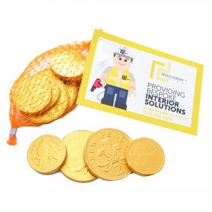 Bespoke Promotional Nets of Chocolate Coins Options