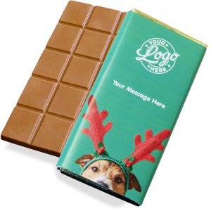 Personalised Christmas Branded Chocolate Bars