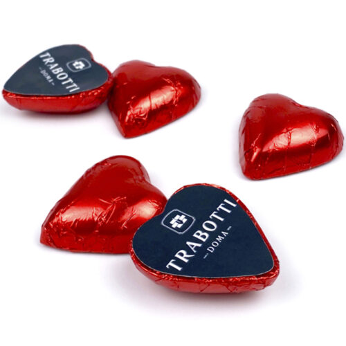 Chocolate Hearts with Logo