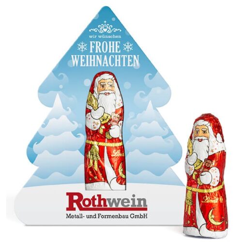 Lindt Chocolate Santa "Christmas Tree"