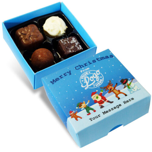Logo Christmas 4 Chocolate & Truffle Boxes