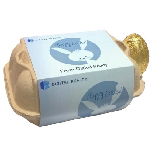 Yummy 4 & 6 x Chocolate Eggs in Egg Carton with Printed Sleeve