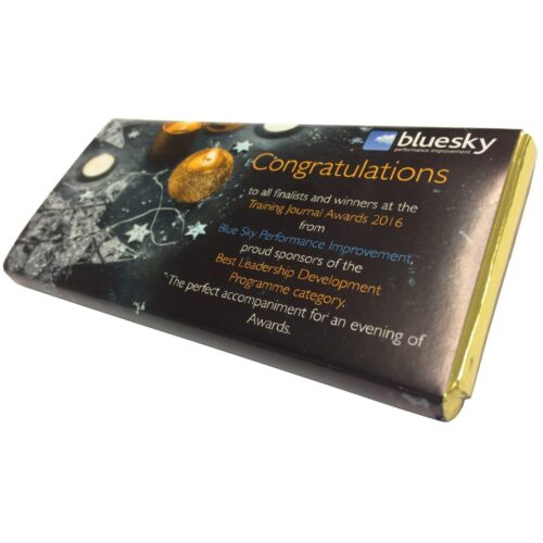 Christmas Chocolate Bars with Personalised Wrappers