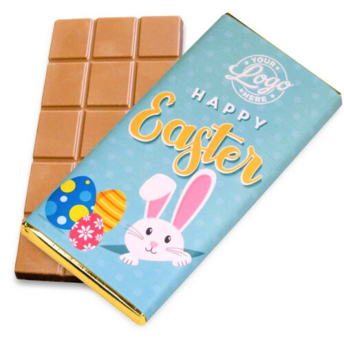 Easter LOGO Bars with Personalised Wrapper