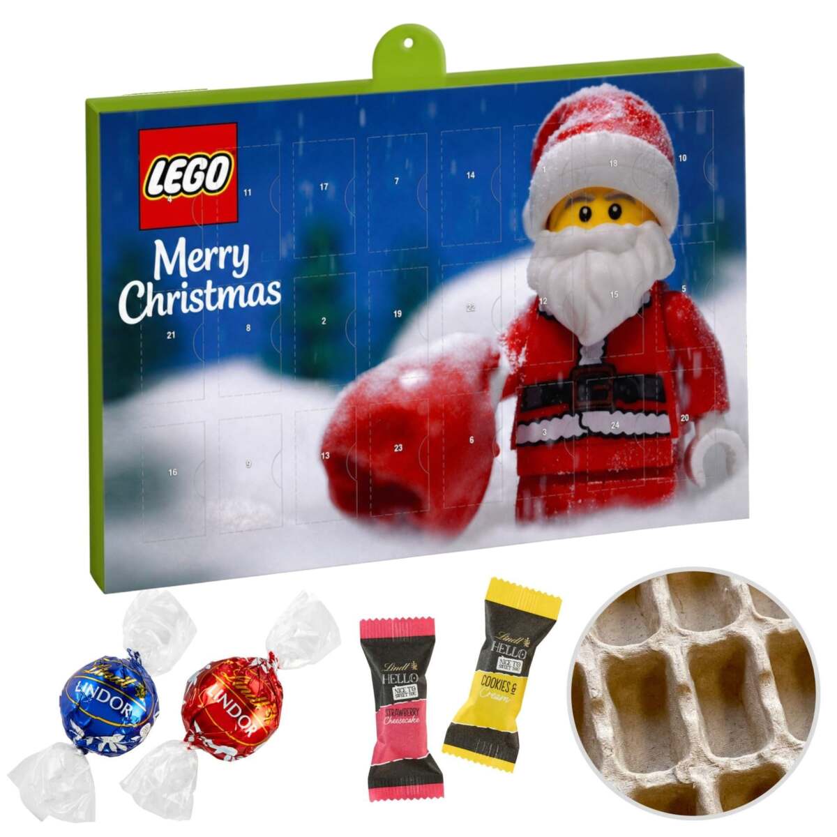 bespoke corporate branded Lindt Lindor Truffles & Hello Mini Stick Lindt Mixadvent calendars